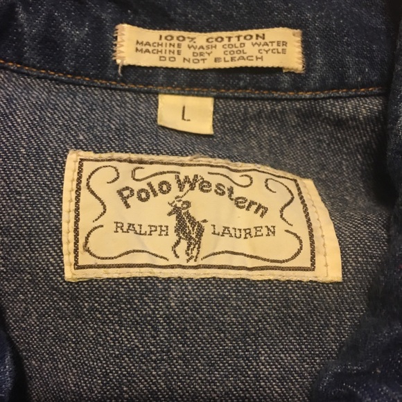 Ralph Lauren Polo Western old west placket shirt - Picture 8 of 8